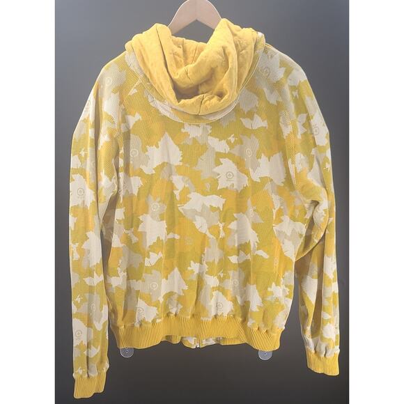 Lifted Research Group LRG Vintage Camo hoodie yellow Size XXXL Y2K - Picture 2 of 9